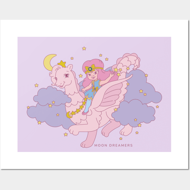 Moon Dreamers - Celeste & Galaxy Wall Art by Starberry